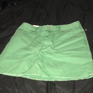 gap jean skirt